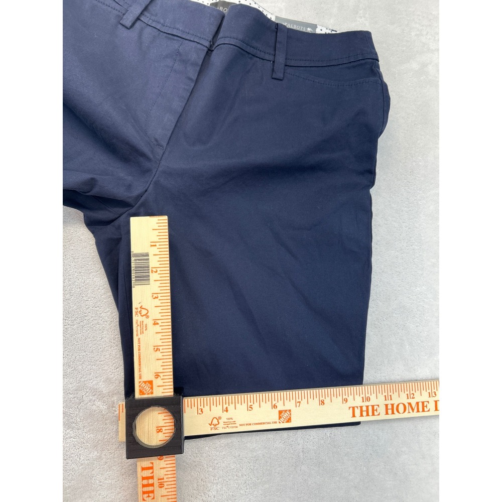 Talbots Perfect Short Womens 6 Navy Blue Cotton Stretch 6" Bermuda NWT - Picture 8 of 8